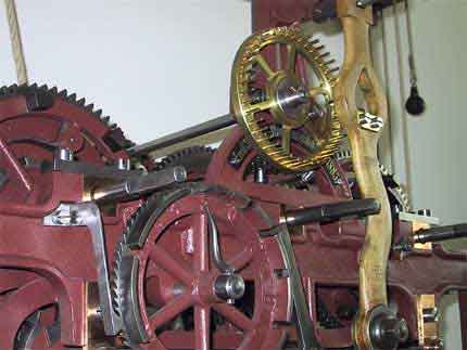 restaurierte Turmuhr