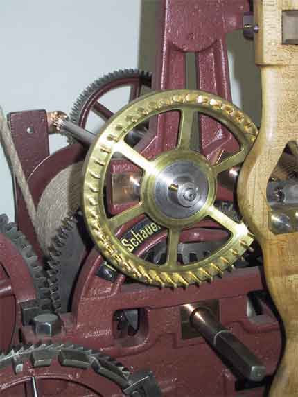 restaurierte Turmuhr